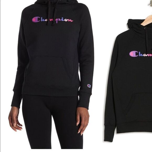 Powerblend graphic print hoodie - Picture 1 of 9